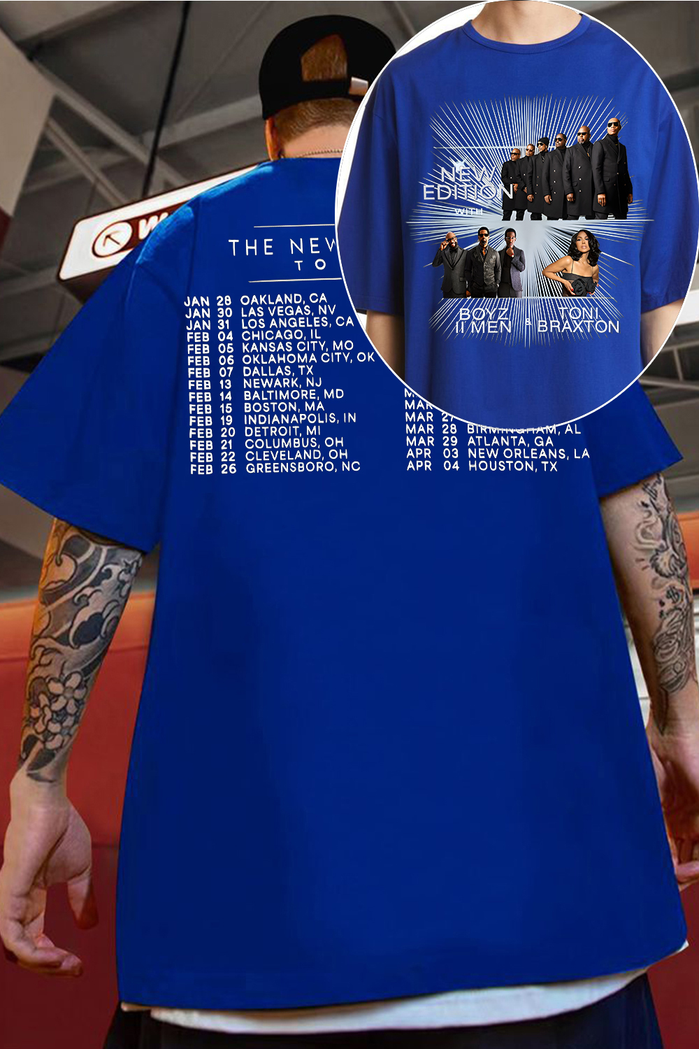 New Edition 2026 Tour Shirt For Men